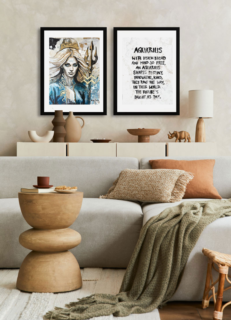 Sternzeichen Wassermann Poster