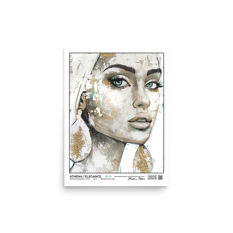 Athena / Elegance - Poster / 12″×16″