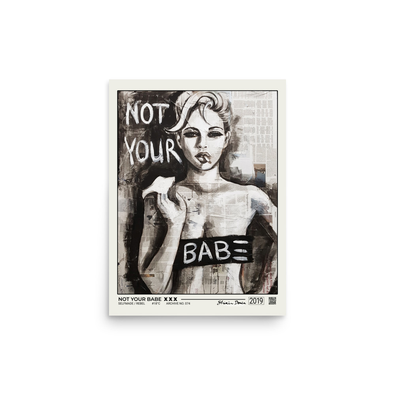NOT YOUR BABE - Poster