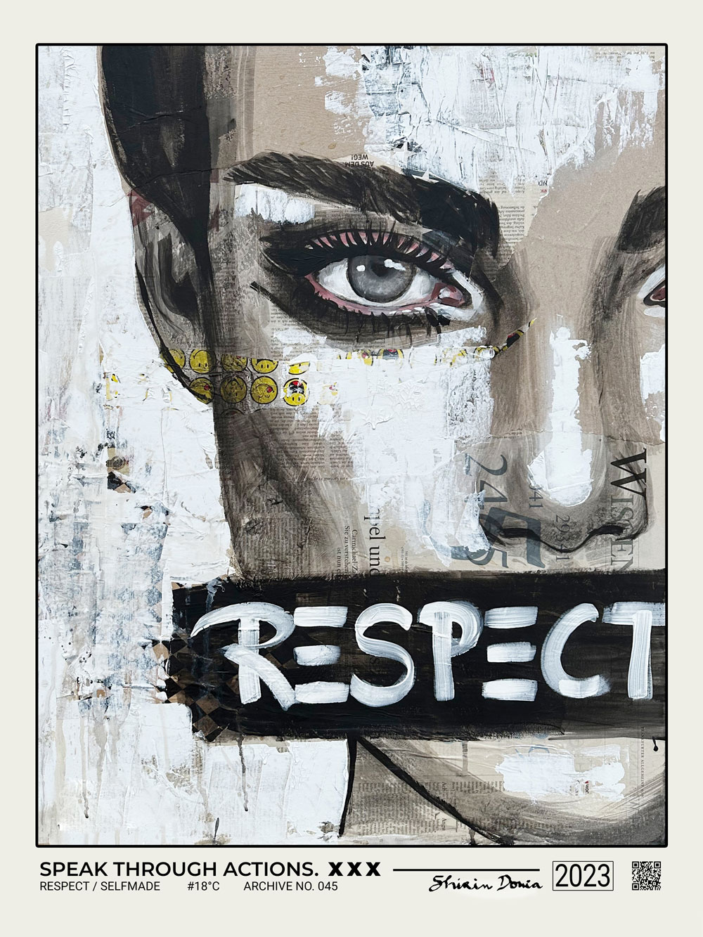 RESPECT / SPEAK THREW ACTIONS - Poster