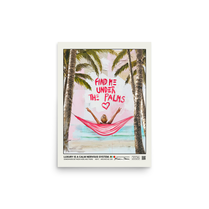 LUXURY IS A CALM NERVOUS SYSTEM - Poster