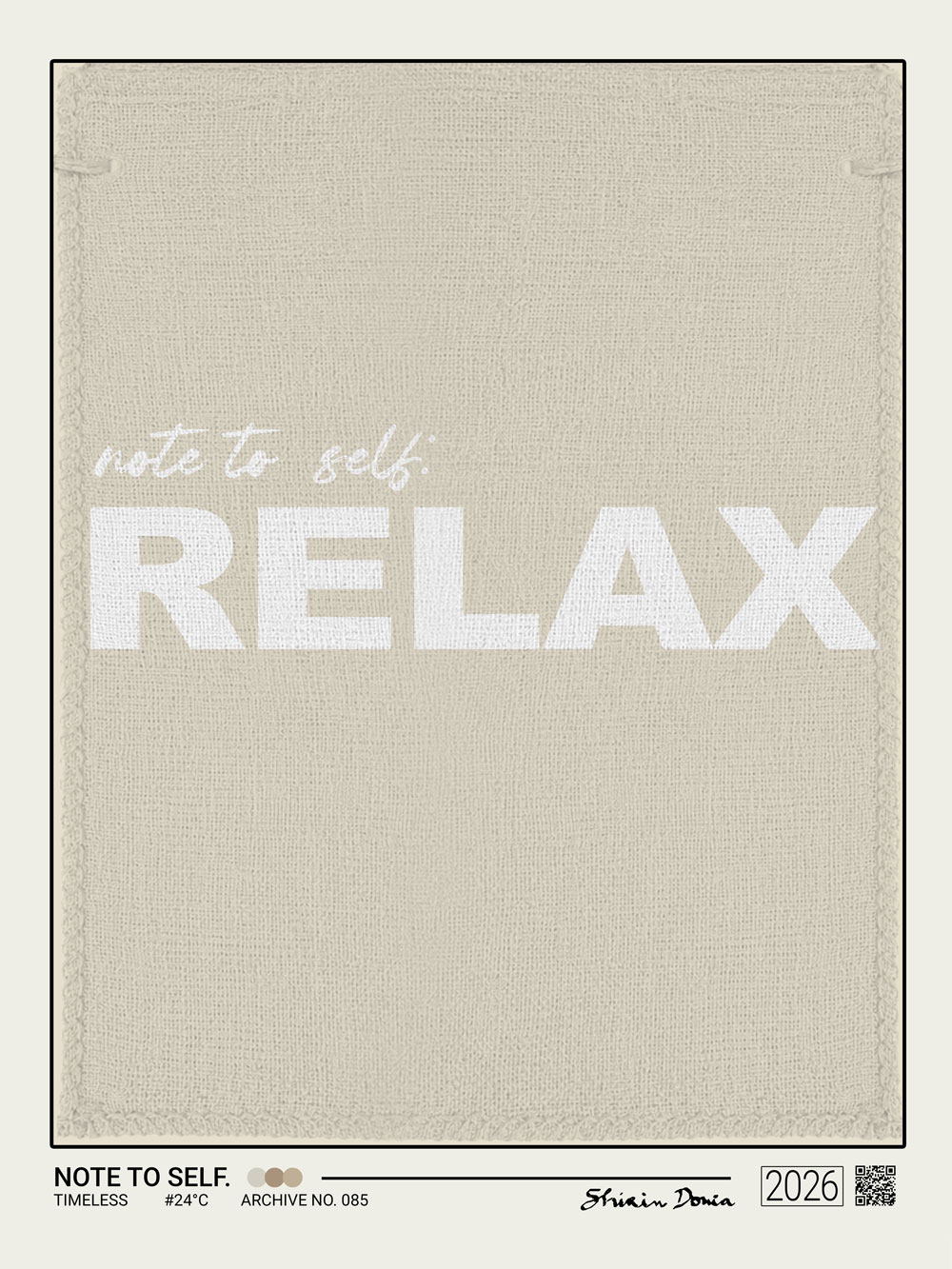 NOTE TO SELF - Poster