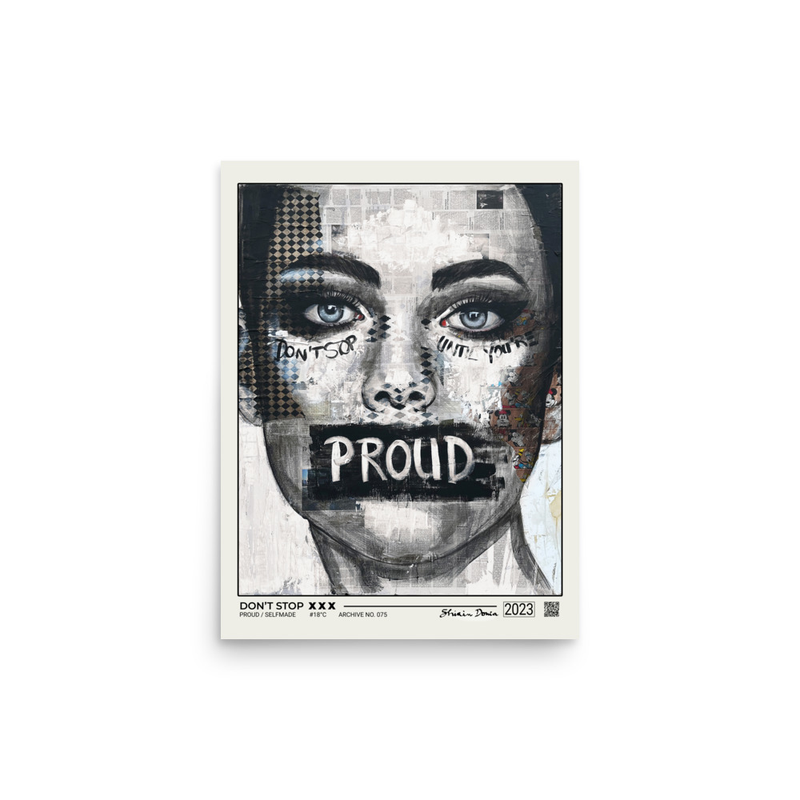 PROUD / DON'T STOP - Poster