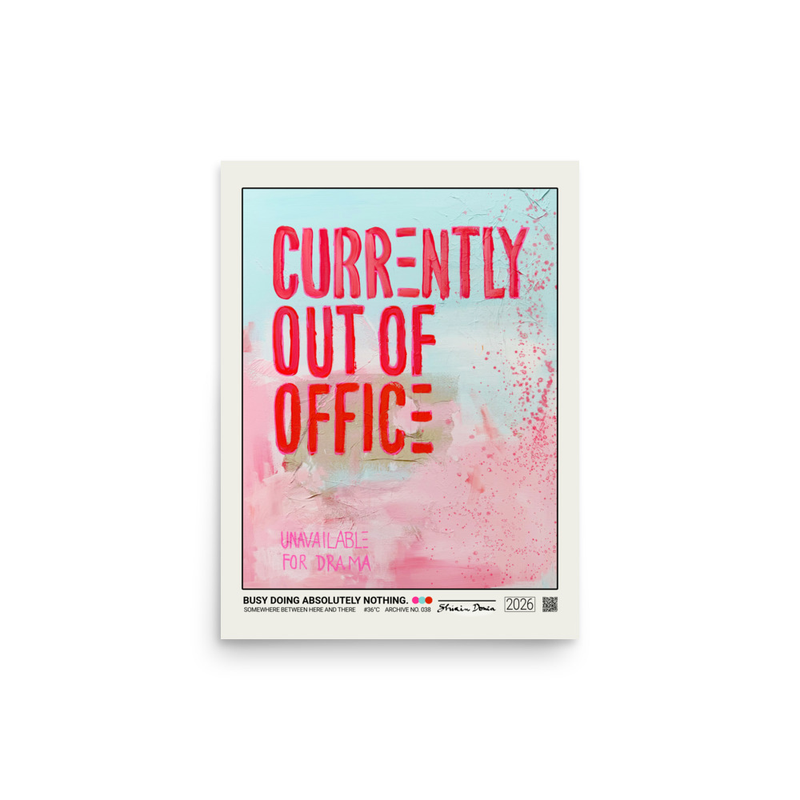 BUSY DOING ABSOLUTELY NOTHING! - Poster