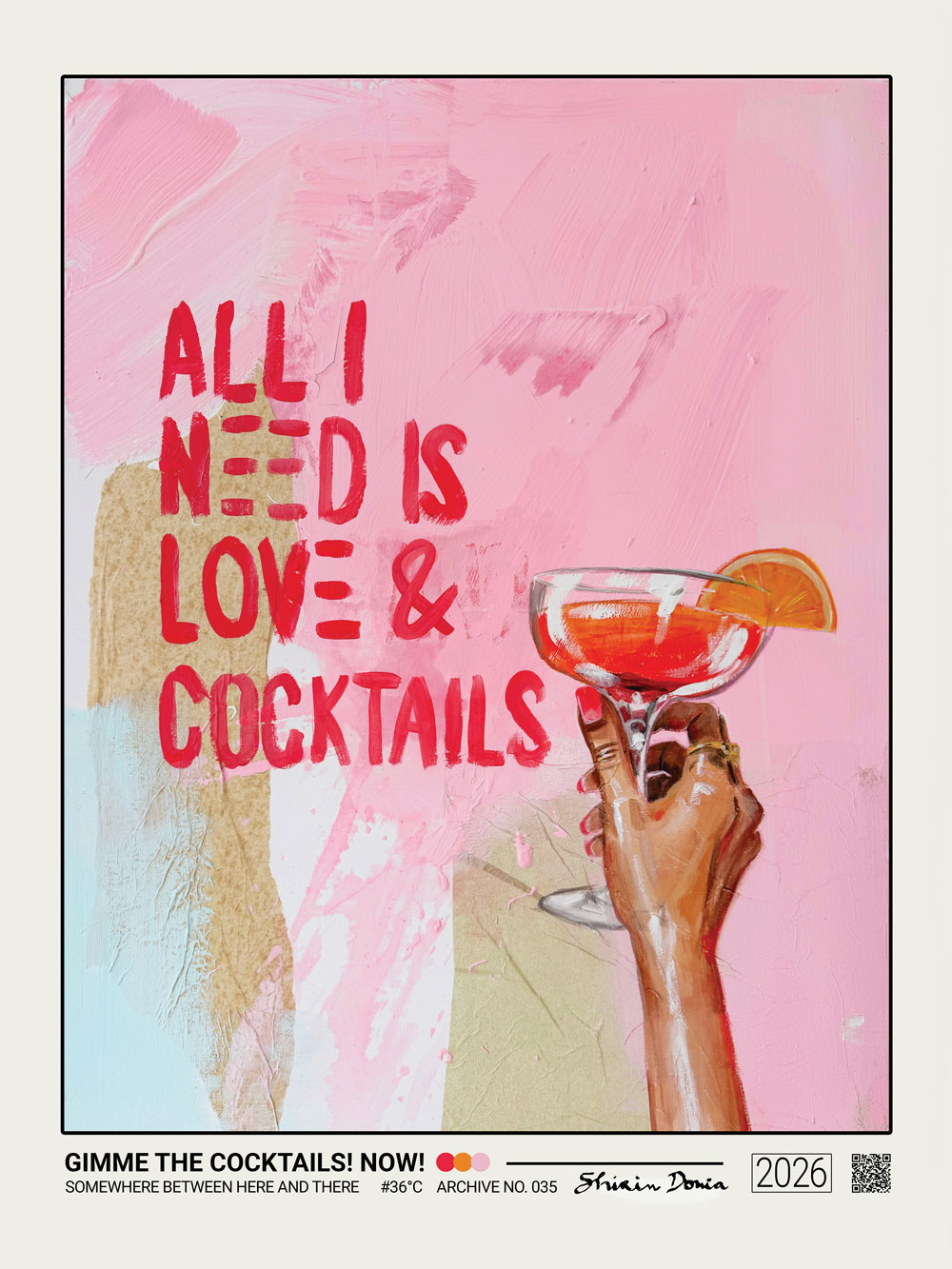 GIMME THE COCKTAILS. NOW! - Poster
