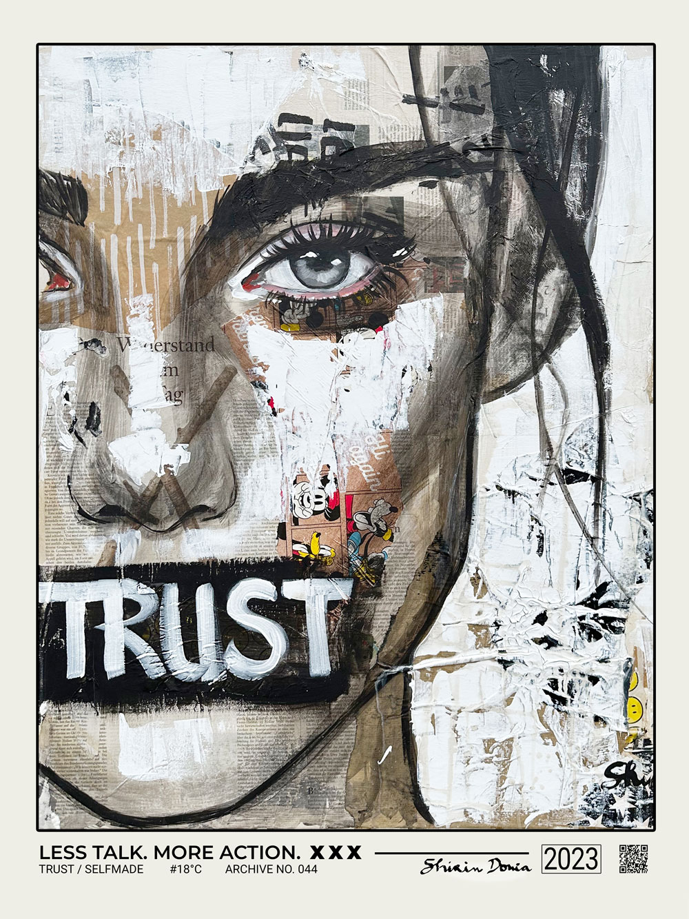 TRUST / LESS TALK. MORE ACTION - Poster
