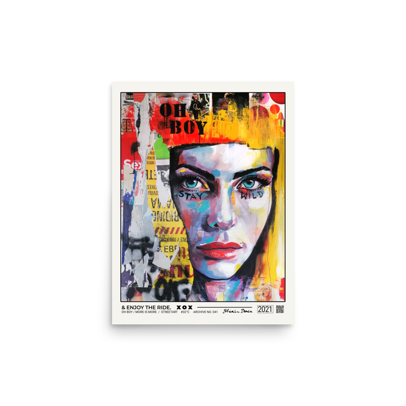 OH BOY / STAY WILD & ENJOY THE RIDE - Poster