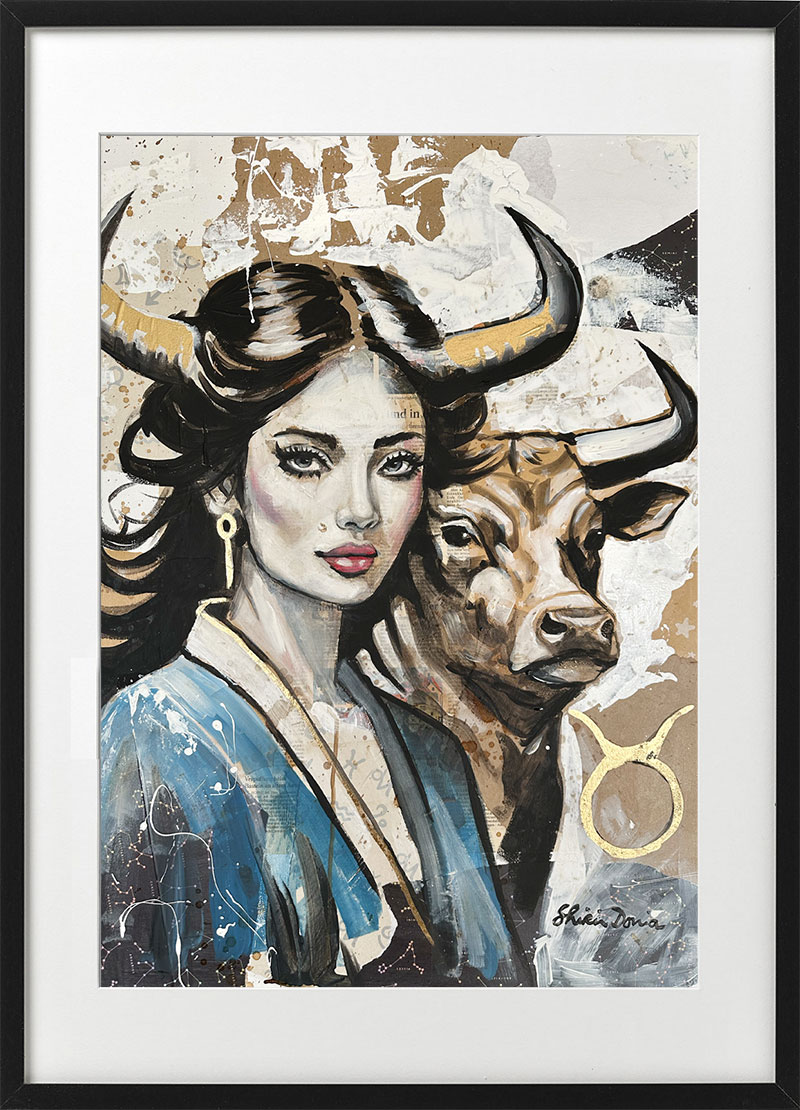 stier sternzeichen poster