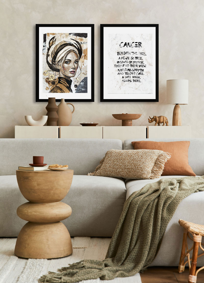 Poster Sternzeichen Krebs interior