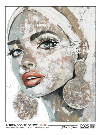 Confidence, Kunstdruck von Shirin Donia, ohne Rahmen