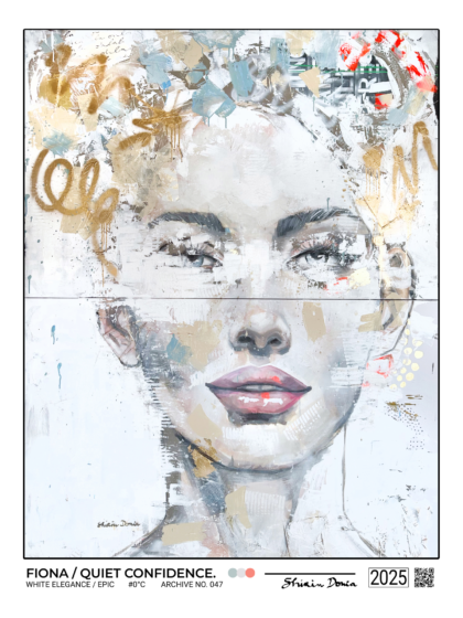Quiet Confidence, Kunstdruck von Shirin Donia, ohne Rahmen