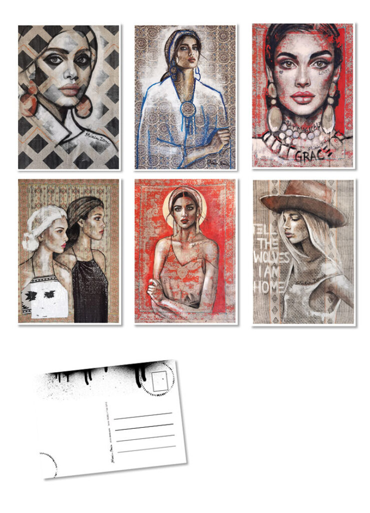 Postcard Set FREE SPIRIT