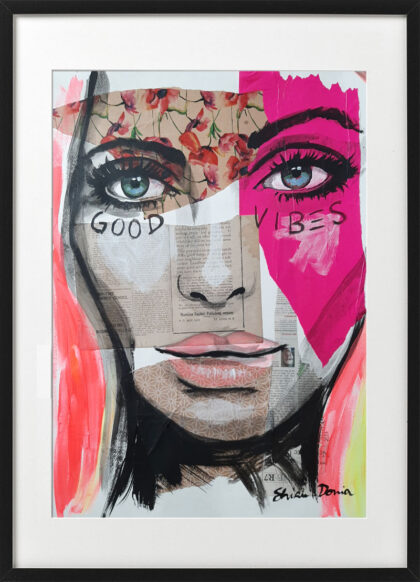 GOOD VIBES 2, Unikat von Shirin Donia, Serie GOOD VIBES 2019