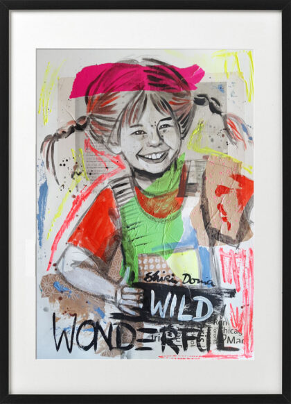 WONDERFUL & WILD, Unikat von Shirin Donia, Serie GOOD VIBES 2019