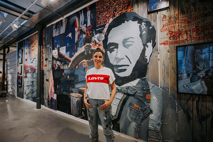 Auftragskunst für Levi Strauss