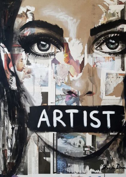 ARTIST handveredelter Print, Motiv