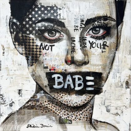 BABE handveredelter Print, Motiv