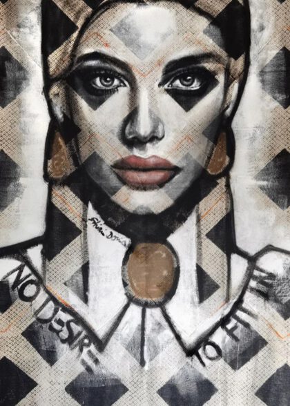 DESIRE handveredelter Print, Motiv