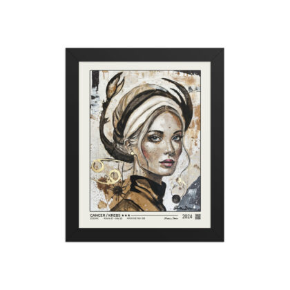 103-cancer-krebs - Framed poster
