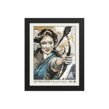 108-saguttarius-schuetze Framed poster