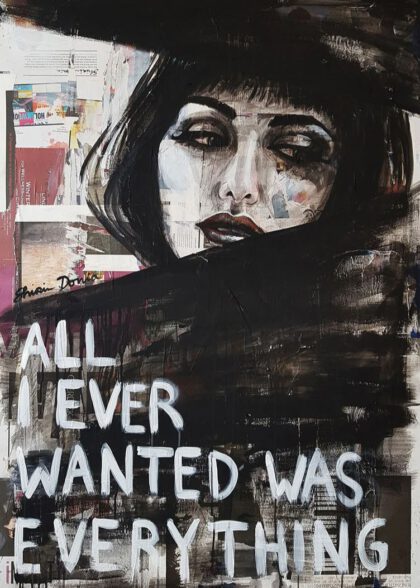 EVERYTHING handveredelter Print, Motiv