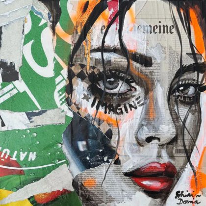 IMAGINE II handveredelter Print, Motiv