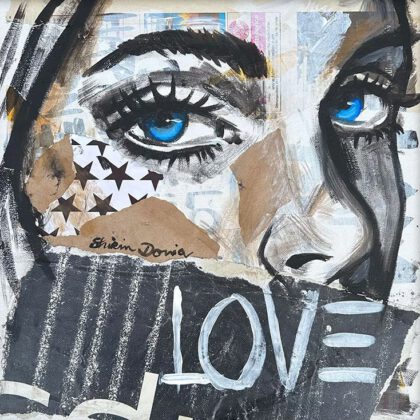 LOVE handveredelter Print, Motiv