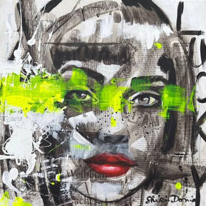 LUCKY II handveredelter Print, Motiv