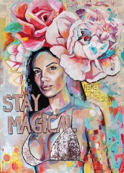 MAGICAL handveredelter Print, Motiv