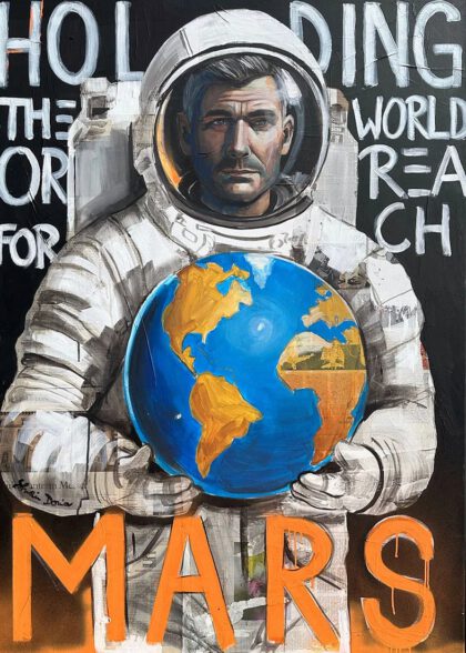 MARS handveredelter Print, Motiv